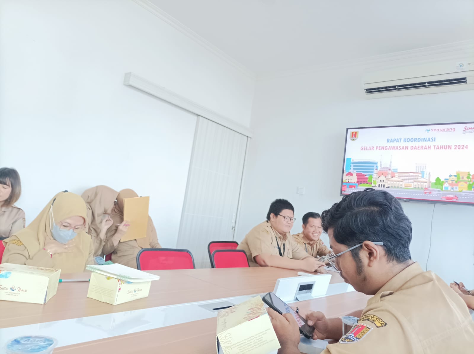 DISKOMINFO Kota Semarang Ikuti Rakor Gelar Pengawasan Daerah Tahun 2024